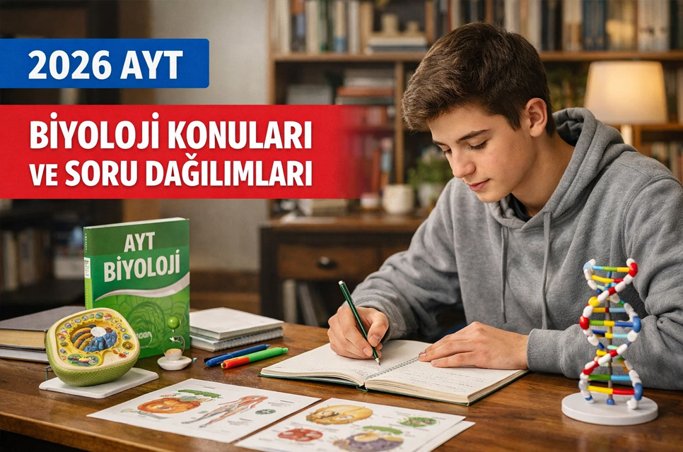 2026 AYT Biyoloji Konuları Ve Soru Dağılımları