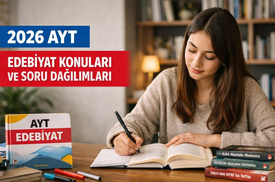 2026 AYT Edebiyat Konuları Ve Soru Dağılımları