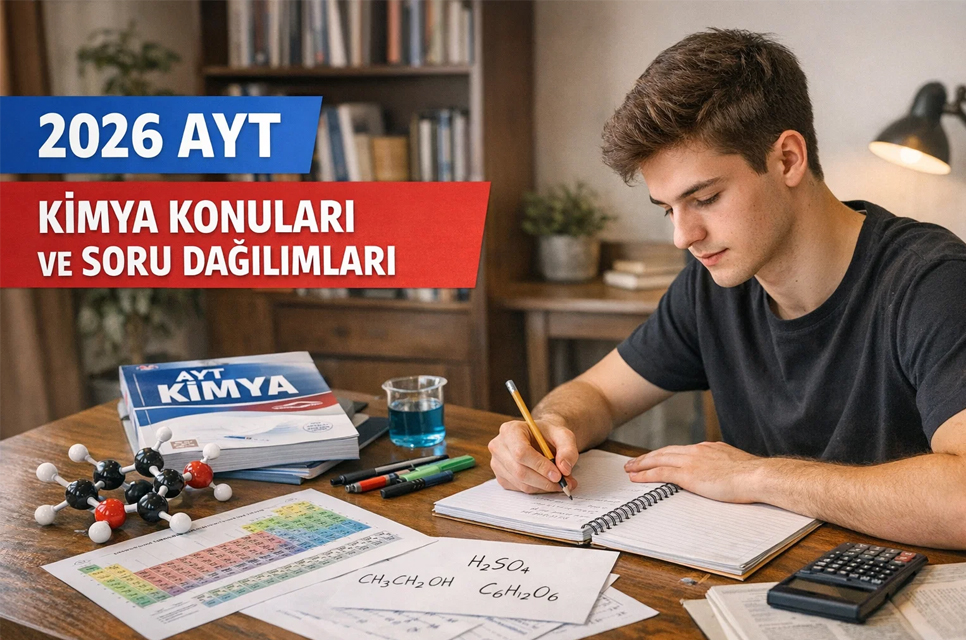 2026 AYT Kimya Konuları Ve Soru Dağılımları