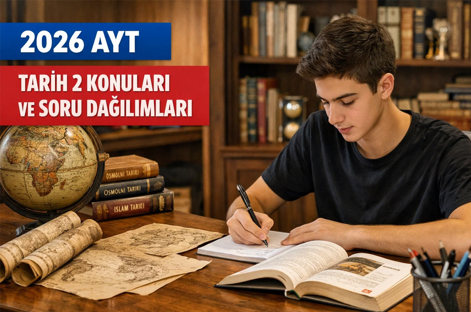 2026 AYT Tarih 2 Konuları Ve Soru Dağılımları