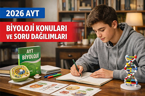 2026 ayt biyoloji konuları ve soru dağılımları