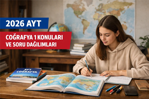 2026 ayt coğrafya 1 konuları ve soru dağılımları