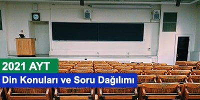 2021 ayt din kültürü konuları ve soru dağılımları