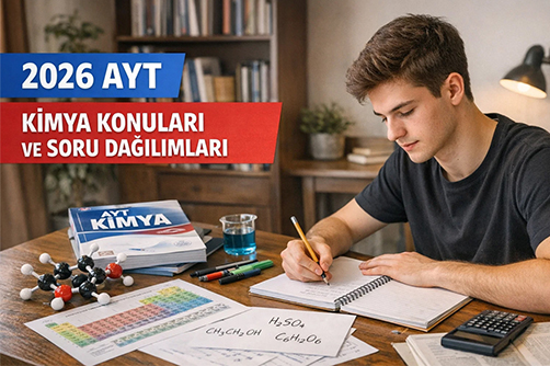 2026 ayt kimya konuları ve soru dağılımları
