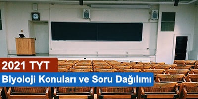 2021 tyt biyoloji konuları ve soru dağılımları