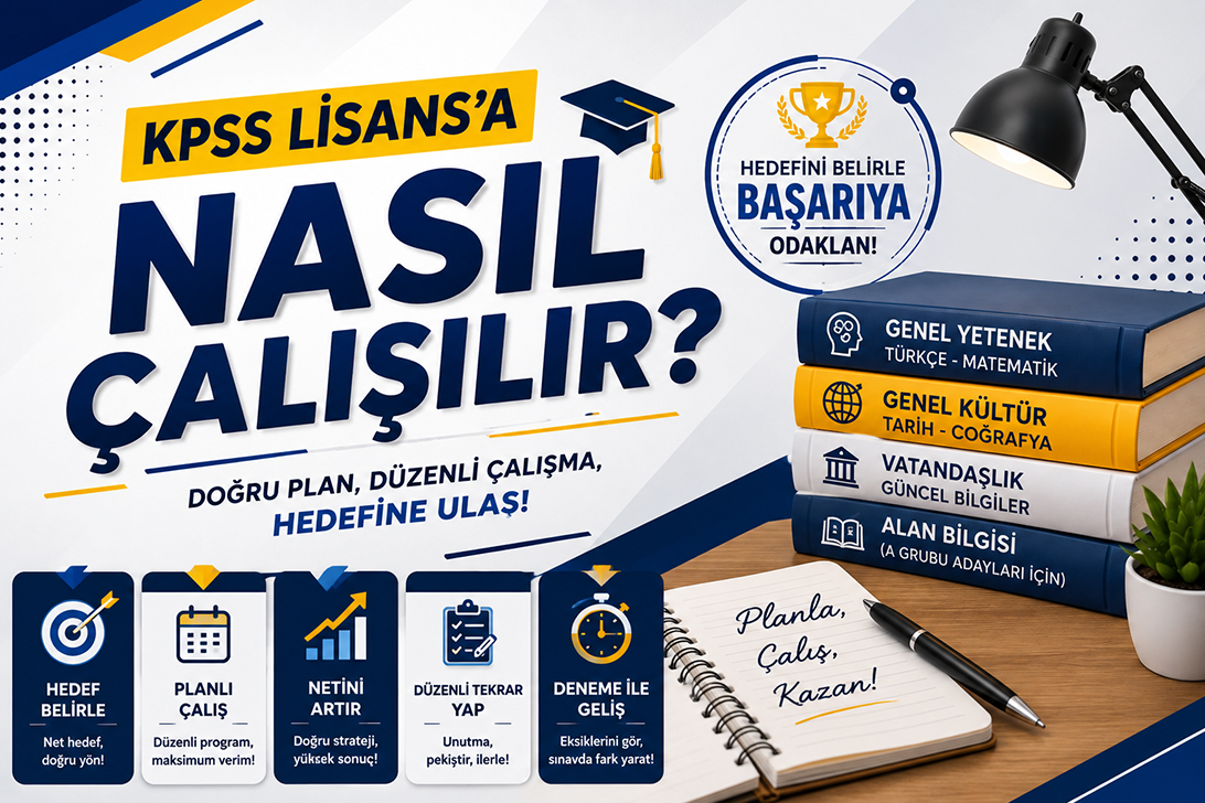 KPSS Lisansa Nasıl Çalışılır? Sıfırdan KPSS Lisans Çalışma Programı