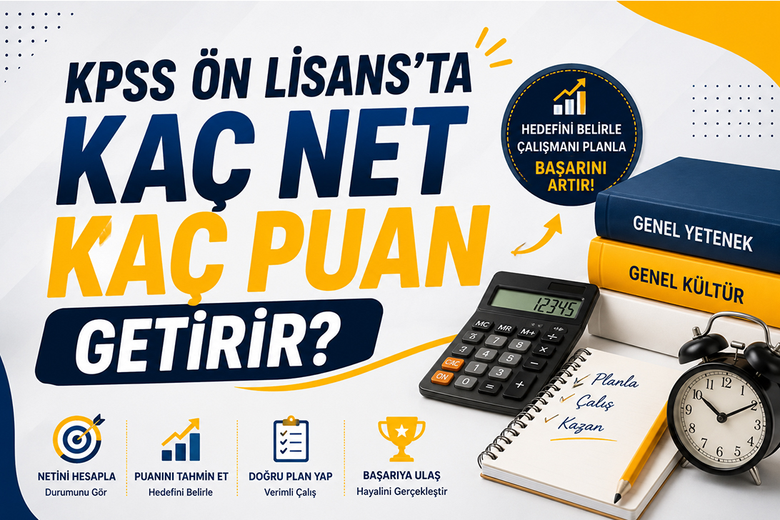 KPSS Ön Lisans’ta Kaç Net Kaç Puan Getirir?
