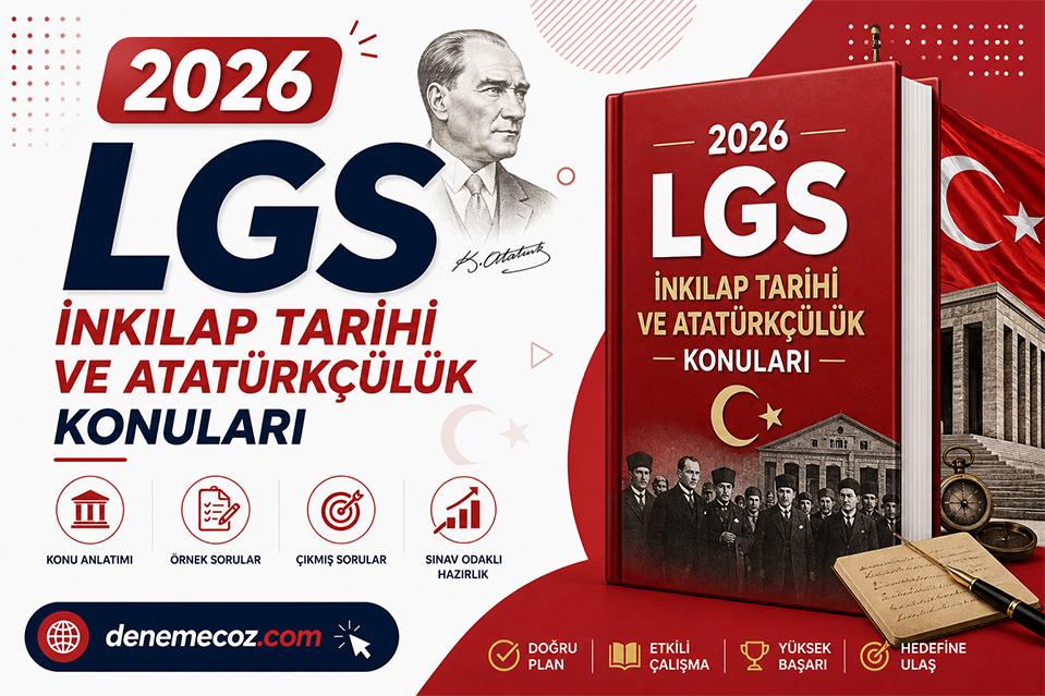 2026 LGS İnkılap Tarihi ve Atatürkçülük Konuları