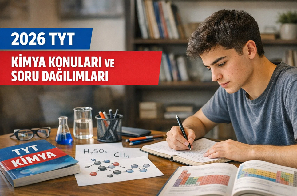 2026 TYT Kimya Konuları Ve Soru Dağılımları