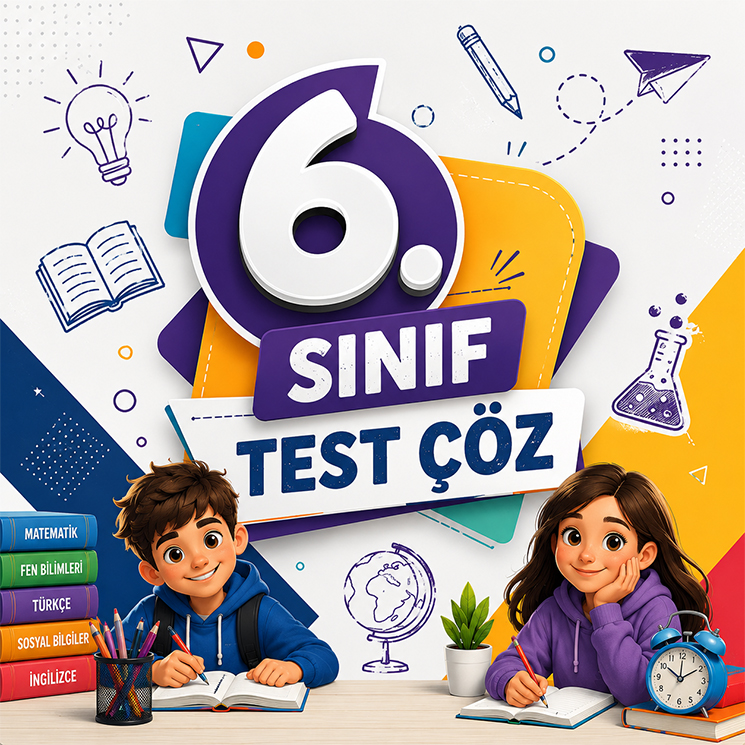 6.sınıf test çöz
