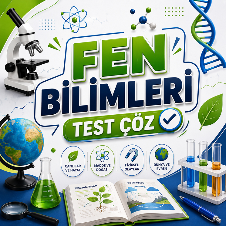 5.sınıf fen bilgisi test çöz