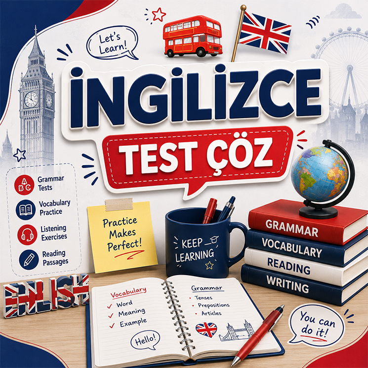 5.sınıf ingilizce test çöz