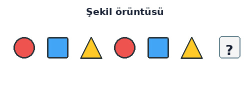 3. Sınıf Matematik Geometrik Örüntüler Testi Çöz - Test 4