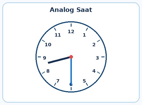 2. Sınıf Matematik Zaman Ölçme Testi Çöz - Test 4